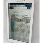 Lathundsboken i en Samsung-läsplatta.